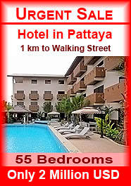 Hotel Pattaya Thailand for sale